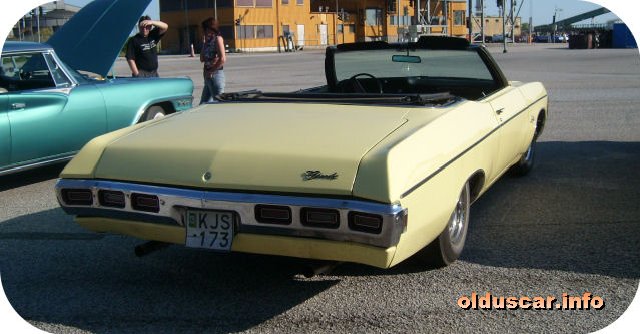1969 Chevrolet Impala Convertible Coupe back